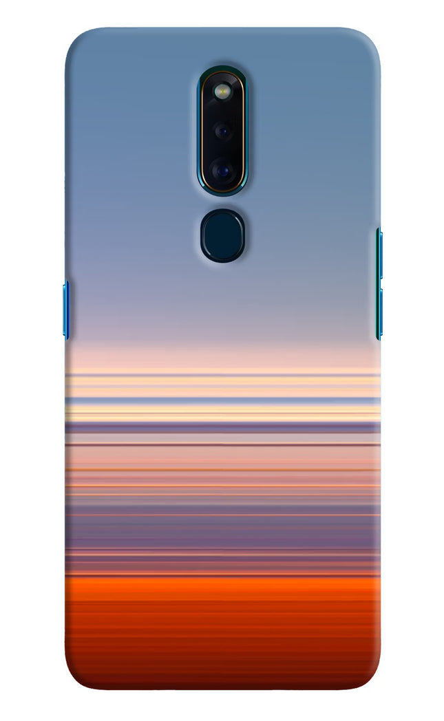 Morning Colors Oppo F11 Pro Hard Case Back Cover by Casekaro