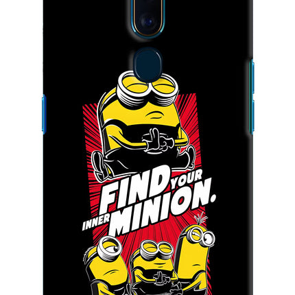 Find your inner Minion Oppo F11 Pro Hard Case Back Cover by Casekaro