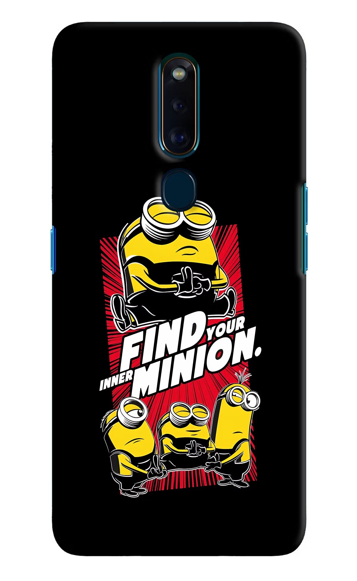 Find your inner Minion Oppo F11 Pro Hard Case Back Cover by Casekaro