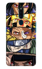 Naruto Character Oppo F11 Pro Hard Case Back Cover by Casekaro