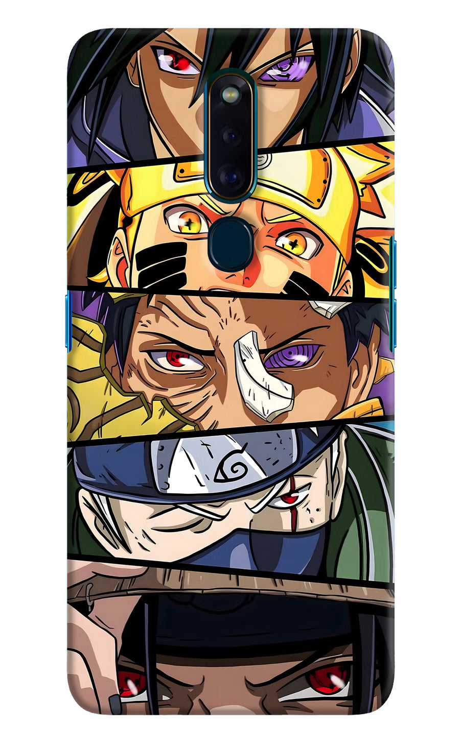 Naruto Character Oppo F11 Pro Back Cover, Hard case