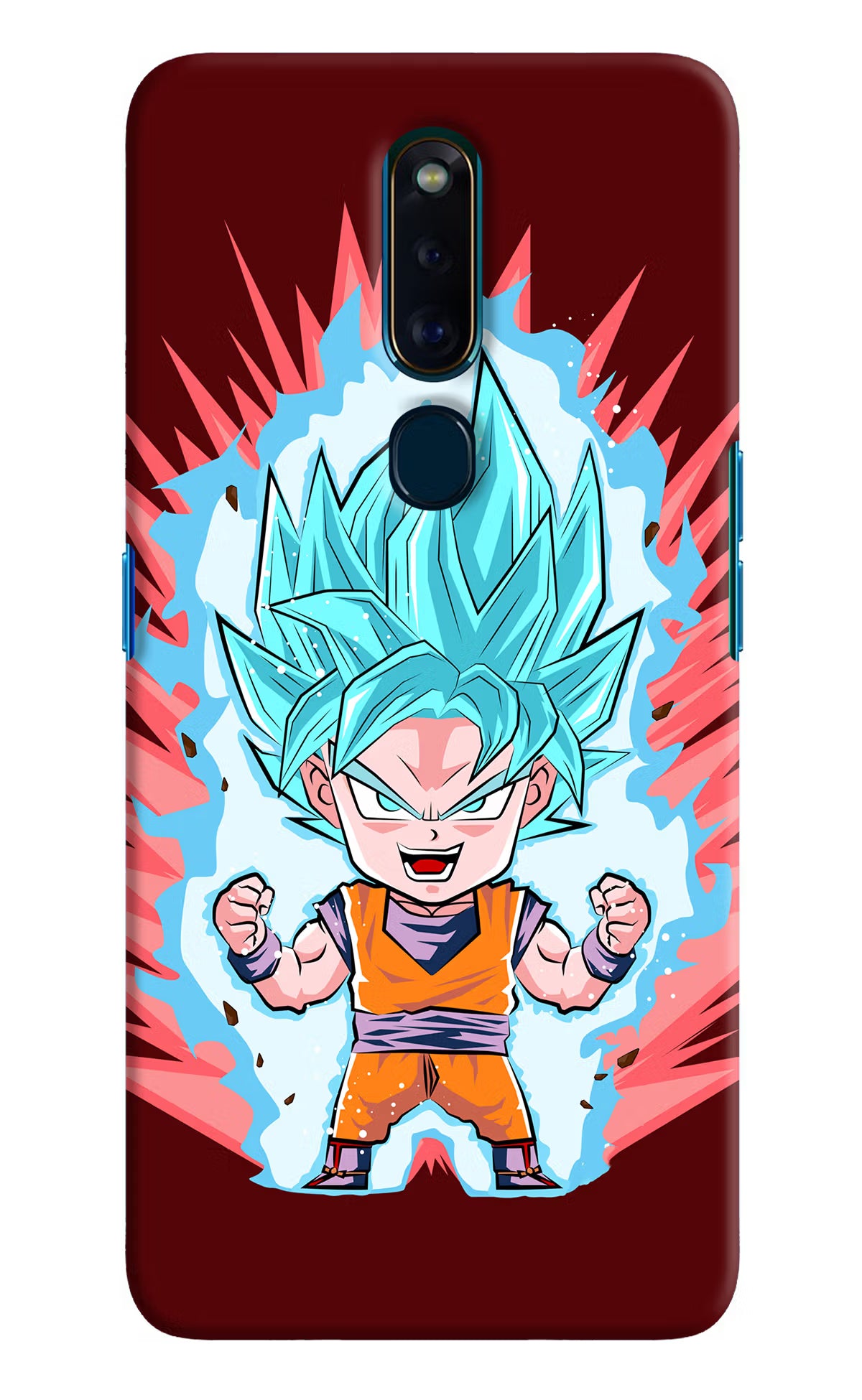 Goku Little Oppo F11 Pro Hard Case Back Cover by Casekaro
