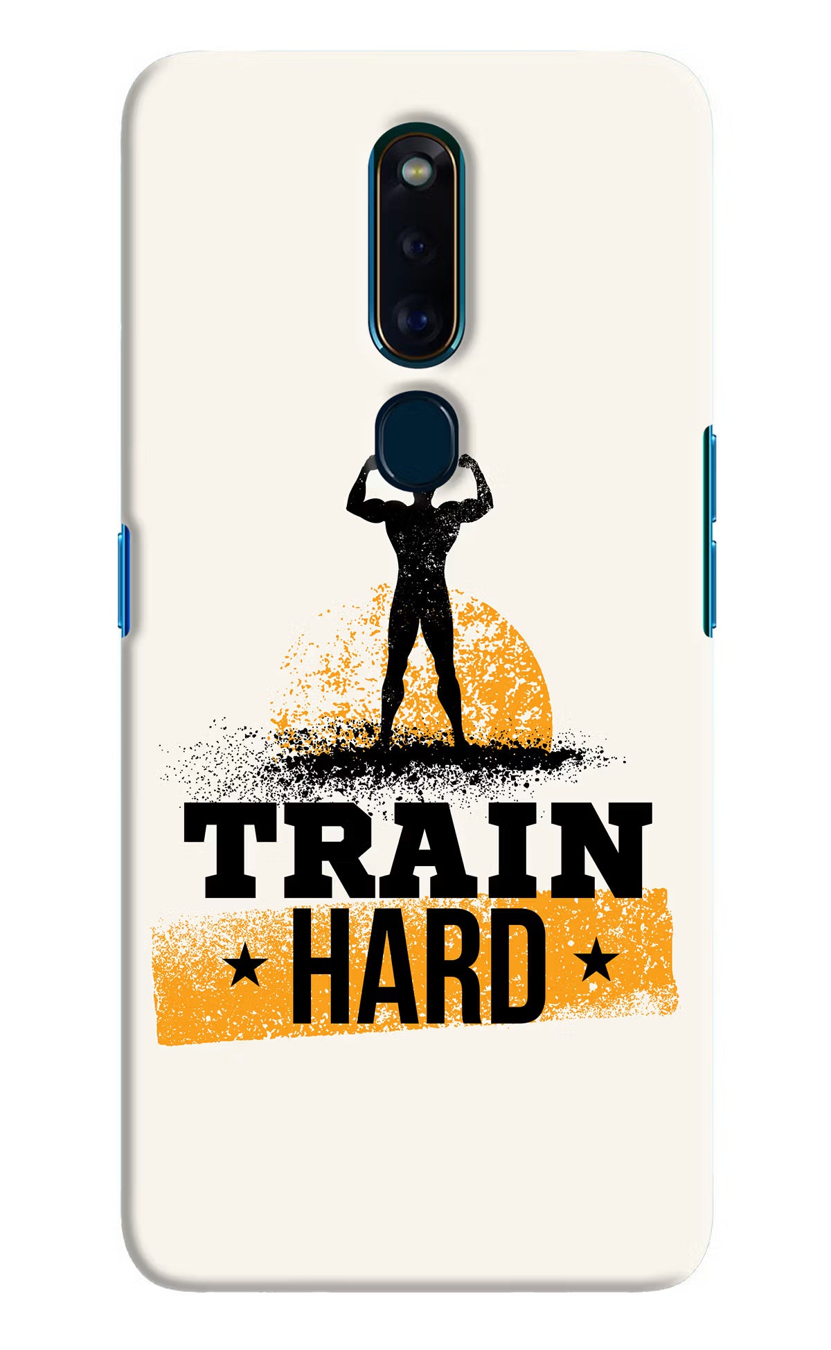 Train Hard Oppo F11 Pro Hard Case Back Cover by Casekaro