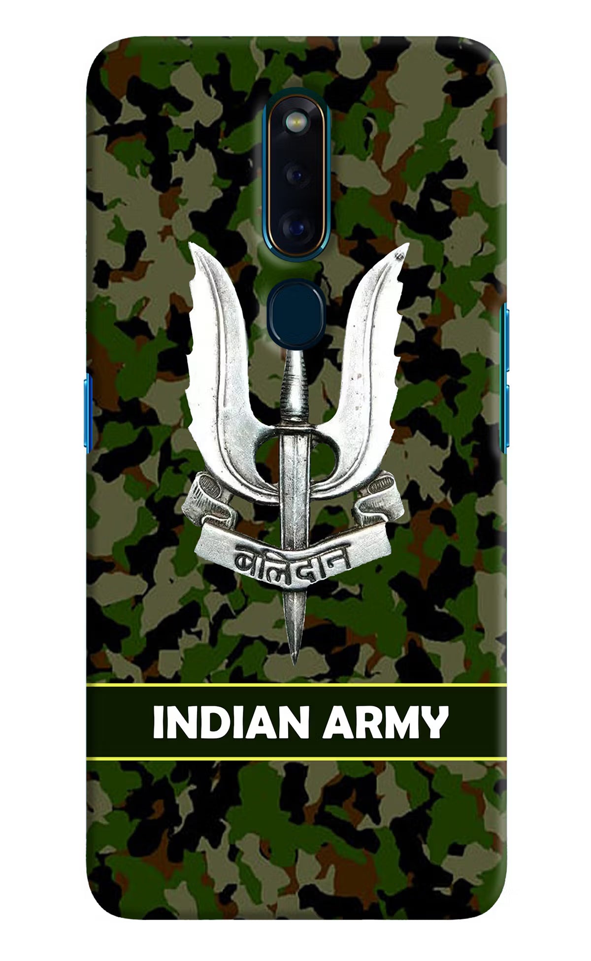 Balidan Indian Logo Oppo F11 Pro Hard Case Back Cover by Casekaro