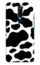 Cow Spots Oppo F11 Pro Hard Case Back Cover by Casekaro