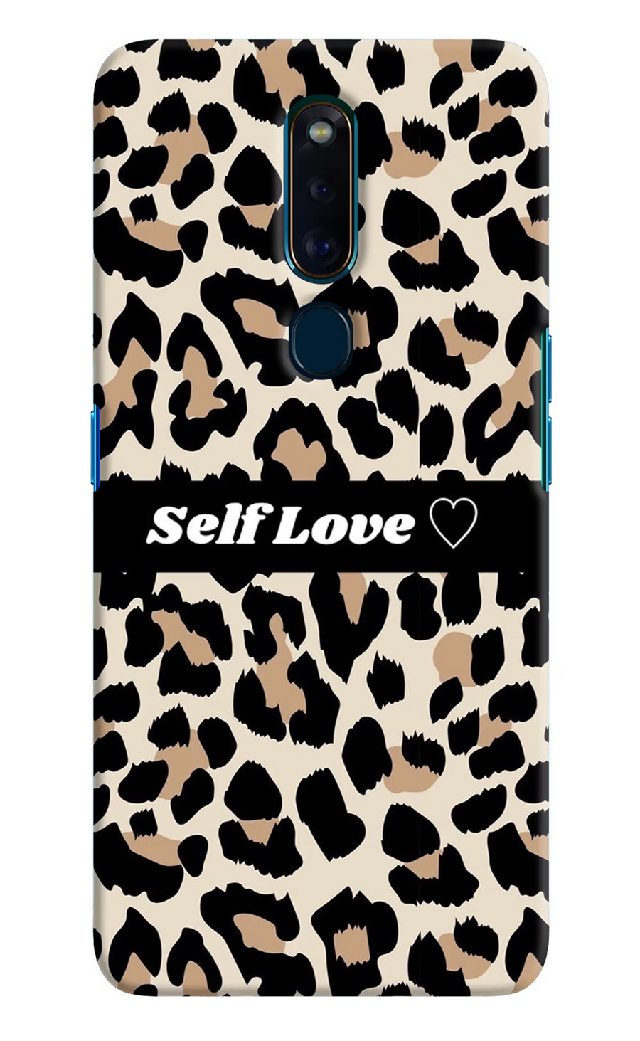 Leopard Print Self Love Oppo F11 Pro Back Cover, Hard case
