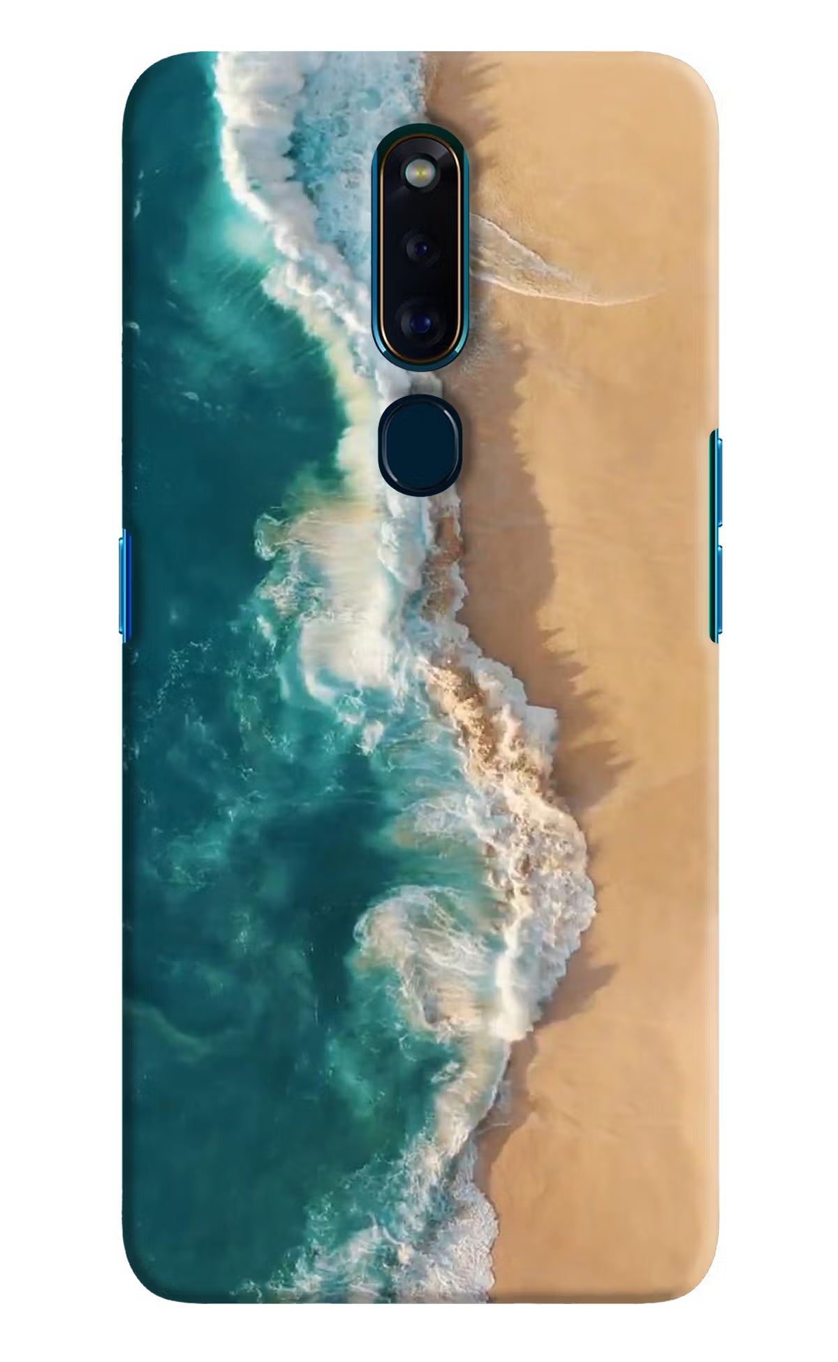 Ocean Beach Oppo F11 Pro Hard Case Back Cover by Casekaro