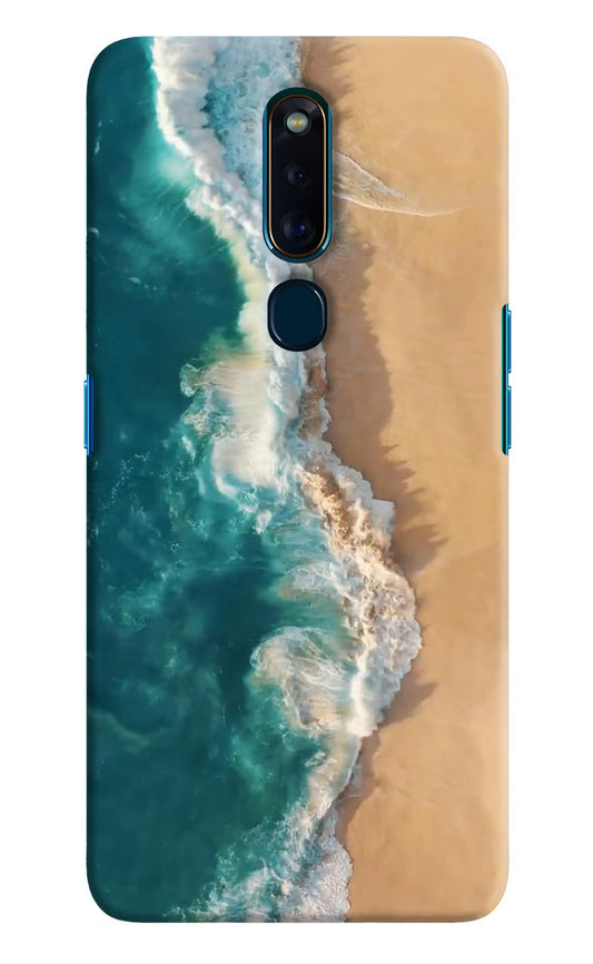 Ocean Beach Oppo F11 Pro Hard Case Back Cover by Casekaro
