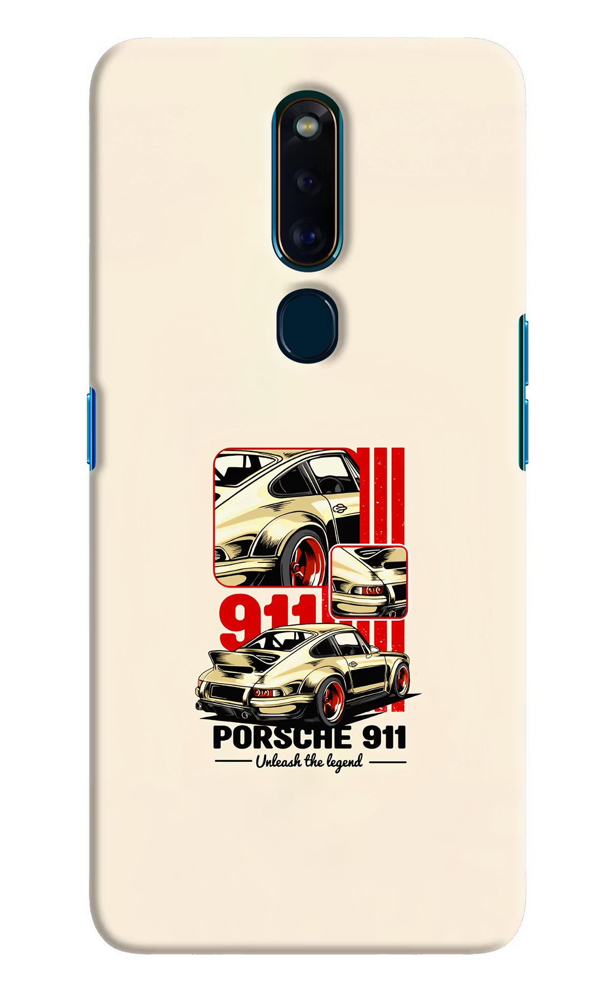 Classic Porsche 911 Oppo F11 Pro Hard Case Back Cover by Casekaro