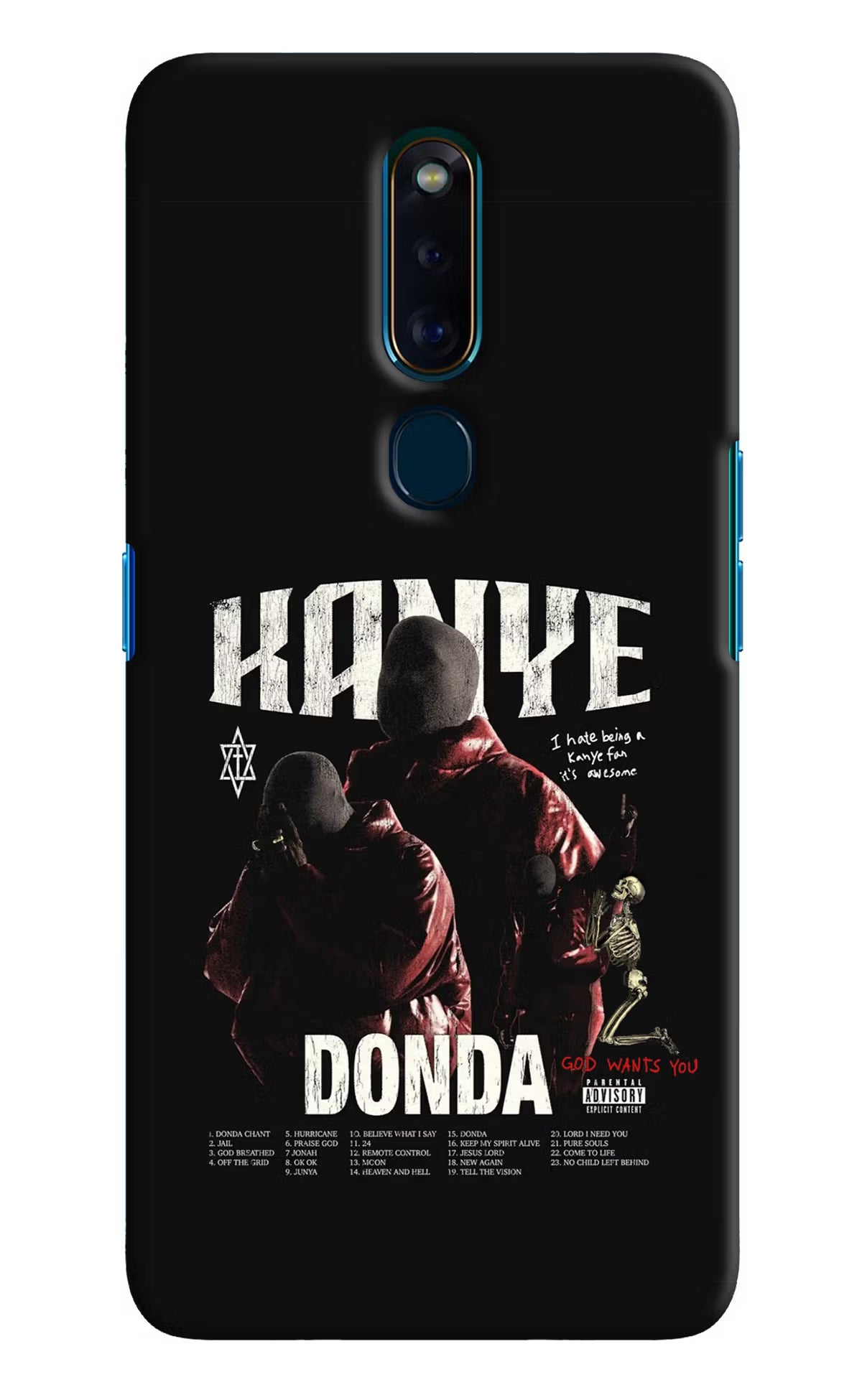 Donda Kanye West Oppo F11 Pro Hard Case Back Cover by Casekaro