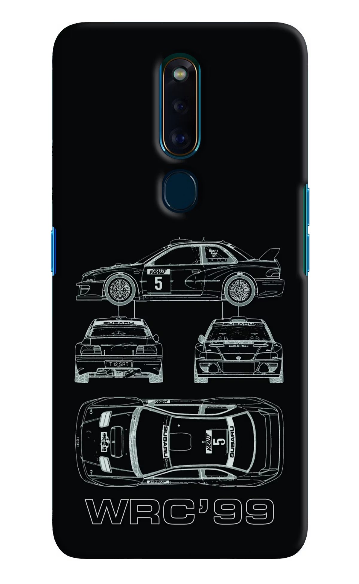 WRC'99 Oppo F11 Pro Hard Case Back Cover by Casekaro