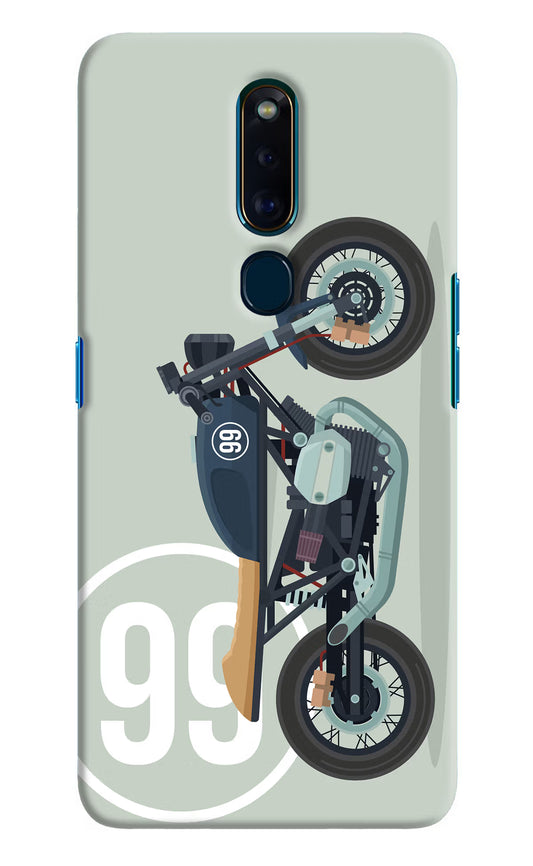 Classic Cafe Racer 99 Oppo F11 Pro Hard Case Back Cover by Casekaro