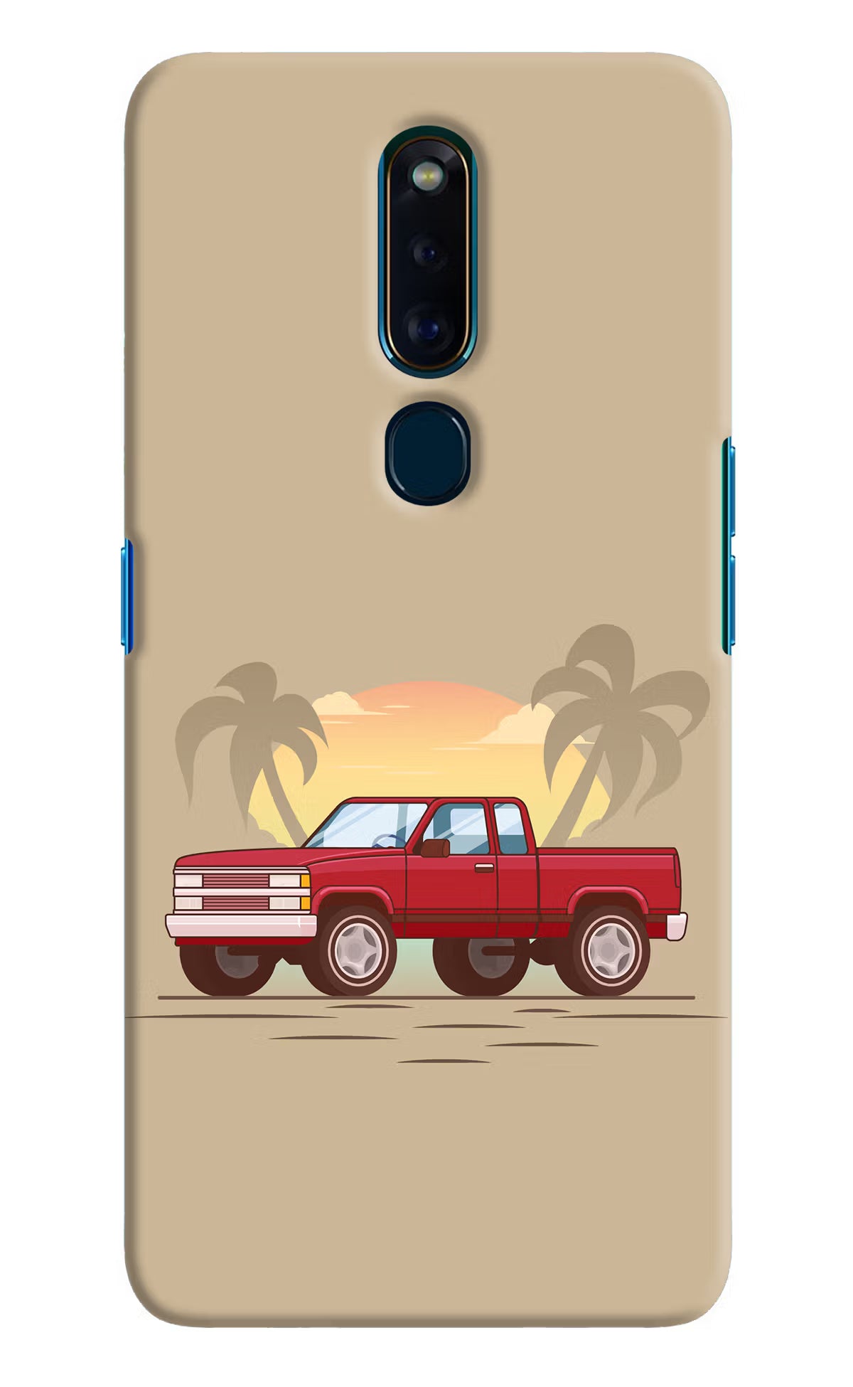 Desert Classic Drive Oppo F11 Pro Hard Case Back Cover by Casekaro