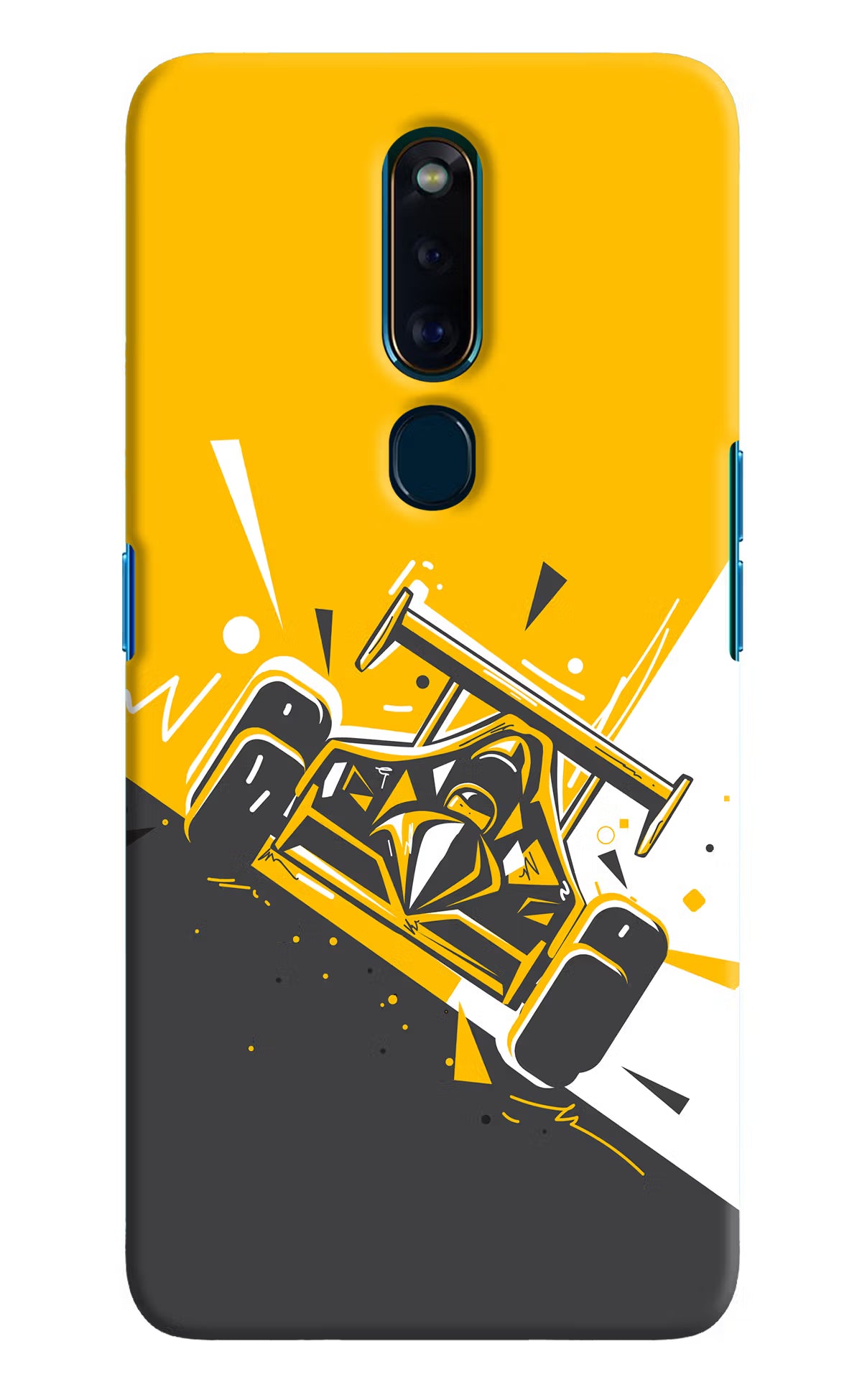 Track King Oppo F11 Pro Hard Case Back Cover by Casekaro