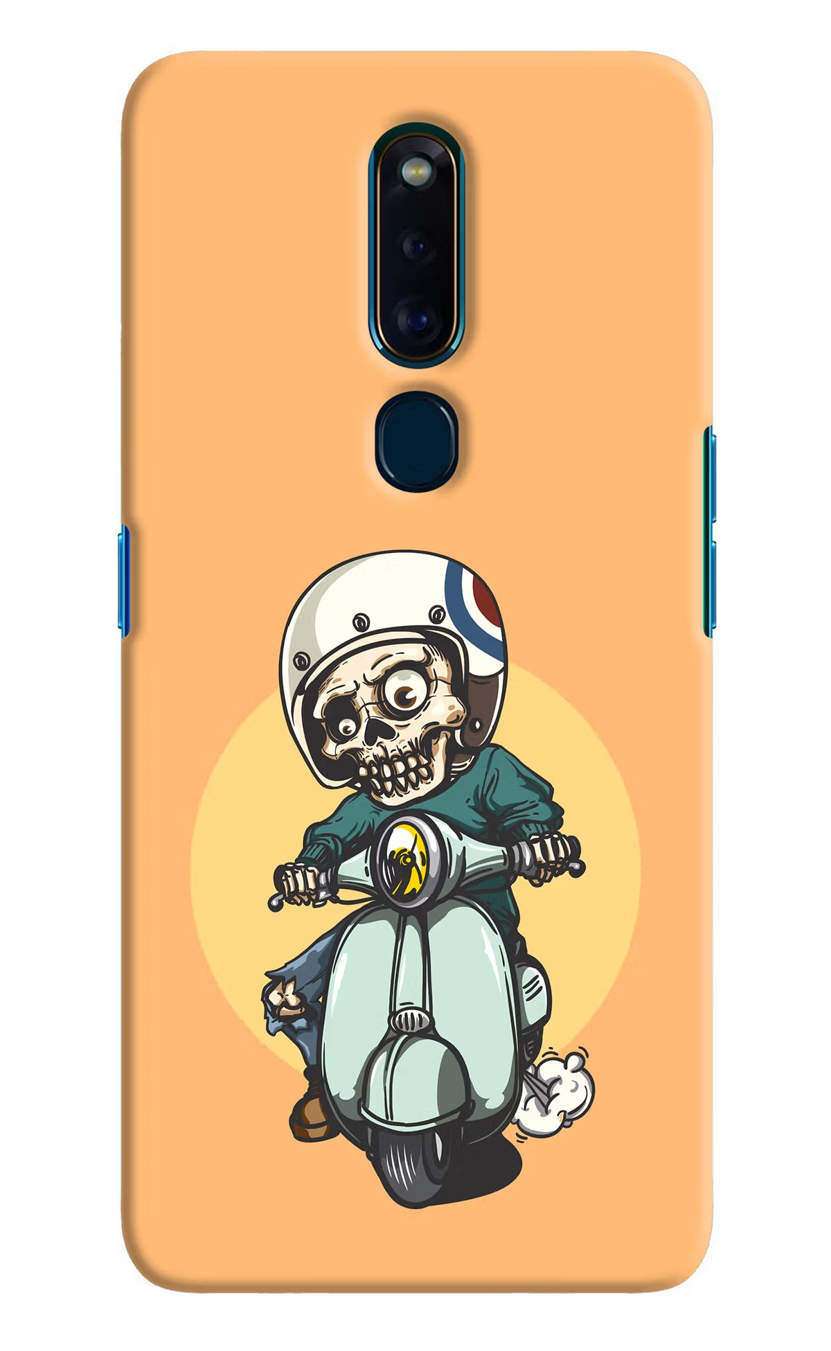 Undead Biker Oppo F11 Pro Hard Case Back Cover by Casekaro