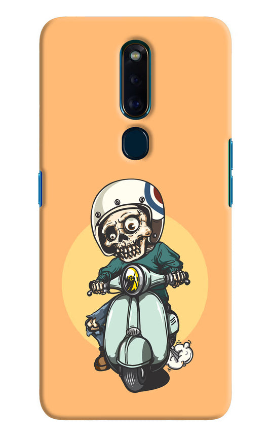 Undead Biker Oppo F11 Pro Hard Case Back Cover by Casekaro