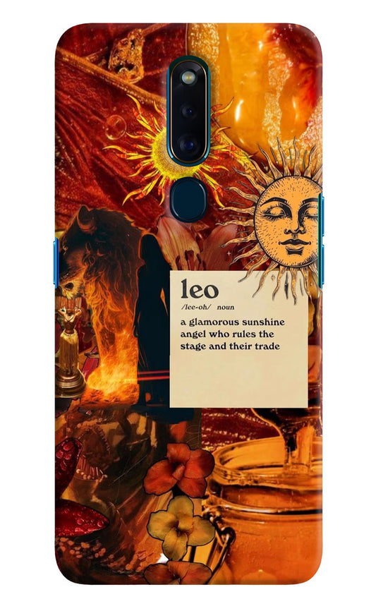 Leo Zodiac Oppo F11 Pro Hard Case Back Cover by Casekaro
