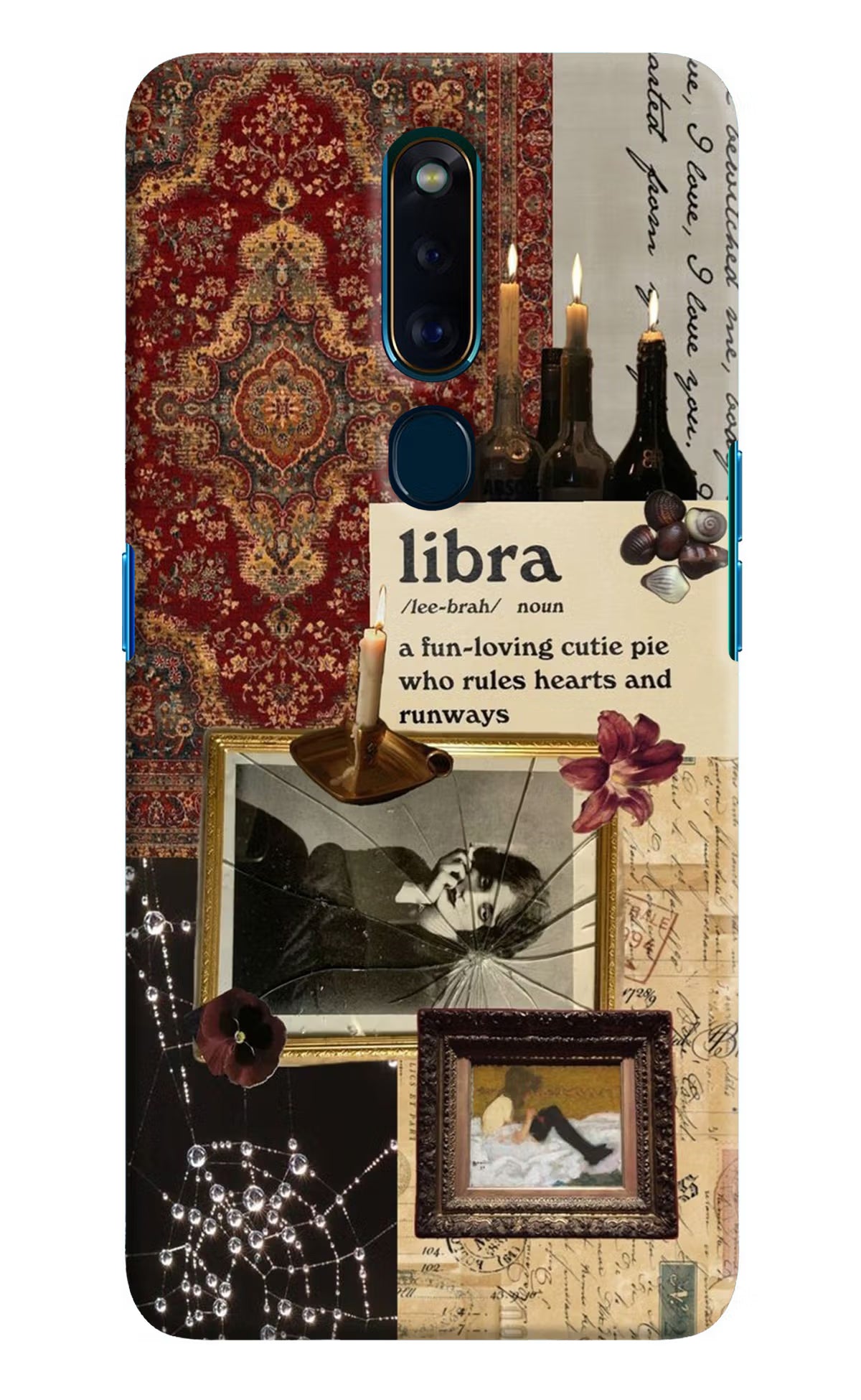 Libra Zodiac Oppo F11 Pro Hard Case Back Cover by Casekaro