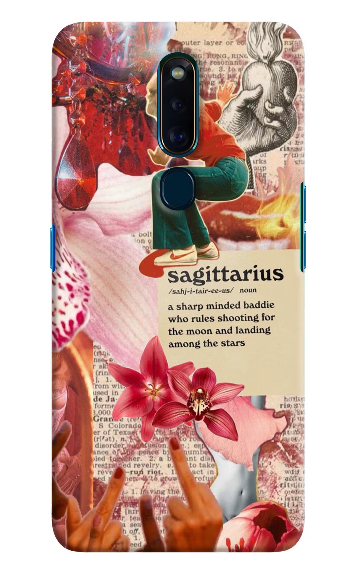 Sagittarius Zodiac Oppo F11 Pro Hard Case Back Cover by Casekaro