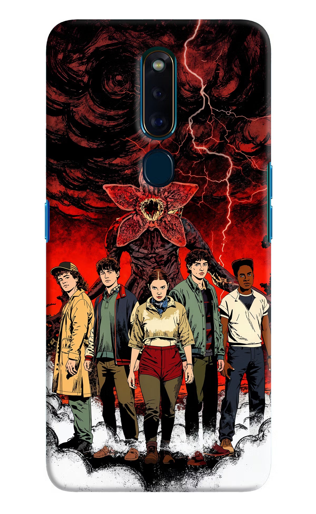 Ordinary Things Characters Oppo F11 Pro Hard Case Back Cover by Casekaro