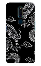 Twin Dragons Oppo F11 Pro Hard Case Back Cover by Casekaro