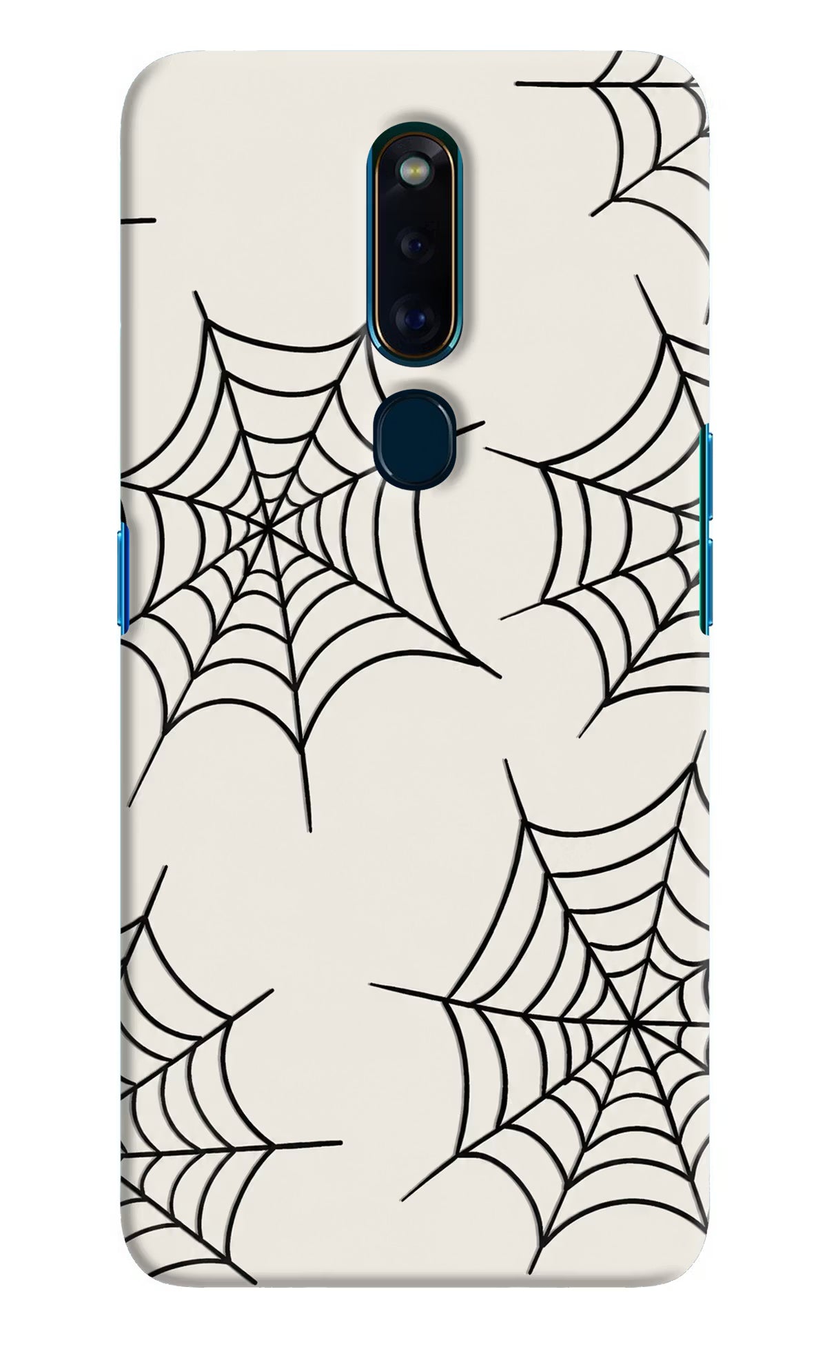 Spider Web Oppo F11 Pro Hard Case Back Cover by Casekaro