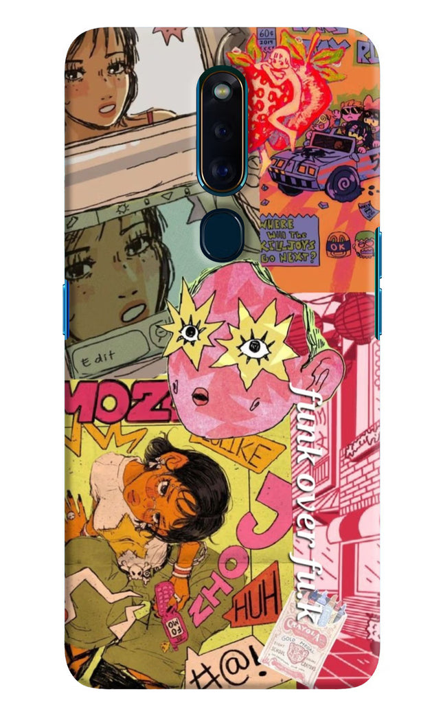 Funkover Oppo F11 Pro Hard Case Back Cover by Casekaro
