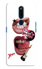 Rockstar Oppo F11 Pro Hard Case Back Cover by Casekaro