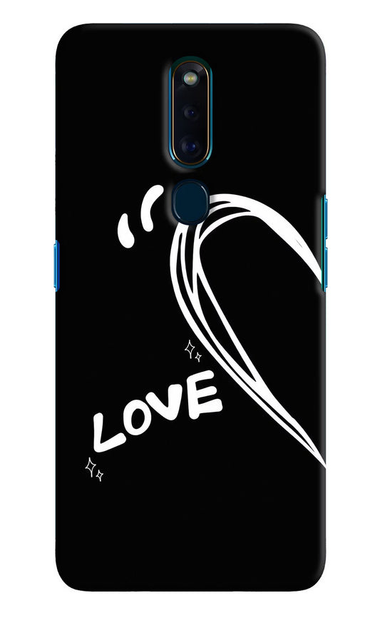 Love Line Oppo F11 Pro Hard Case Back Cover by Casekaro