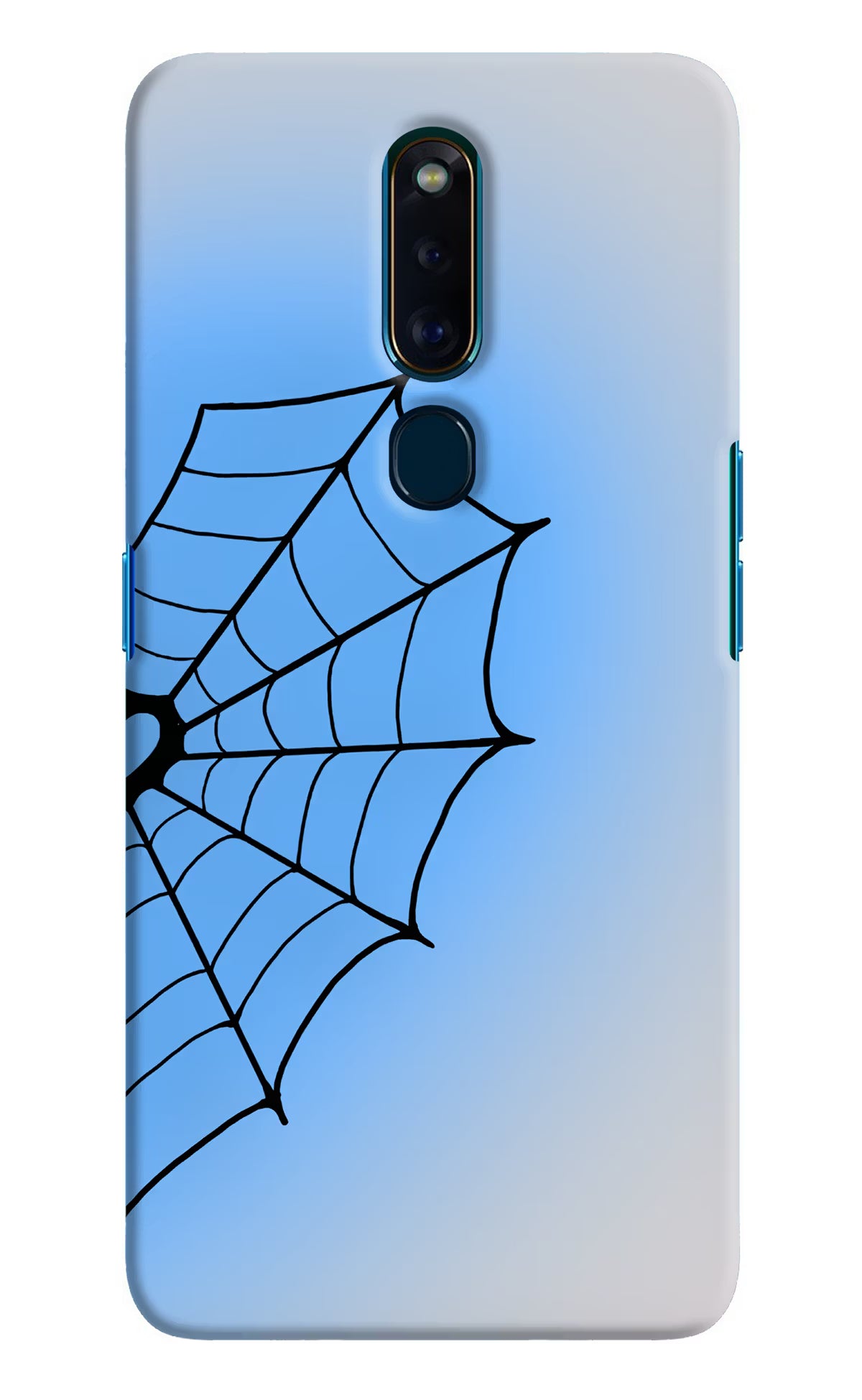 Blue Web Oppo F11 Pro Back Cover