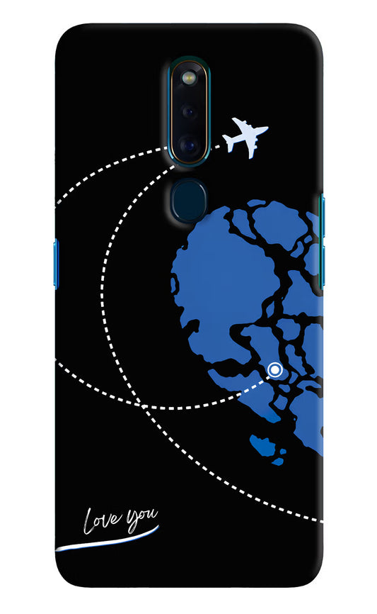 Love Orbit Oppo F11 Pro Hard Case Back Cover by Casekaro