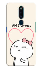 Always Right Oppo F11 Pro Hard Case Back Cover by Casekaro