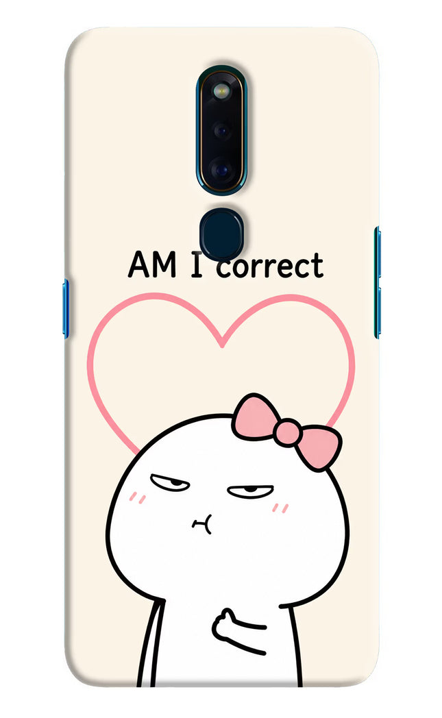Always Right Oppo F11 Pro Hard Case Back Cover by Casekaro
