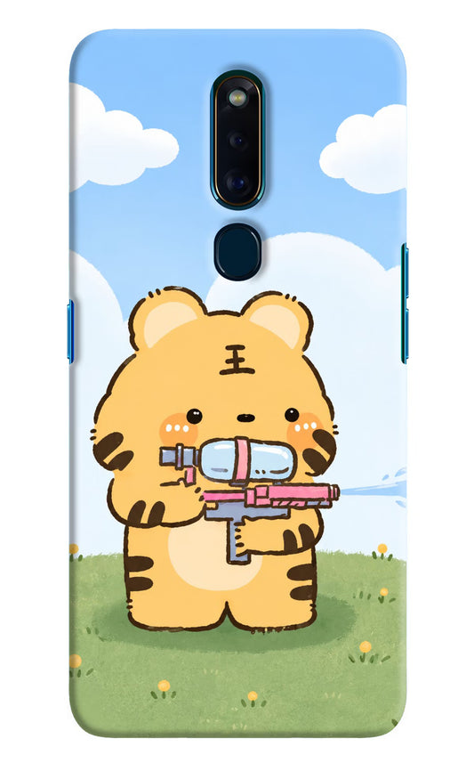 Tiger Treat Oppo F11 Pro Hard Case Back Cover by Casekaro