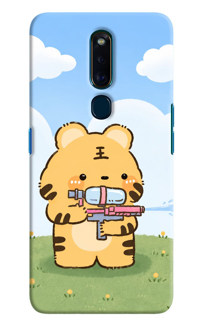 Tiger Treat Oppo F11 Pro Hard Case Back Cover by Casekaro