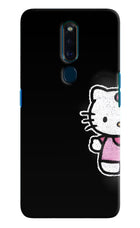 Kitty Charm Oppo F11 Pro Hard Case Back Cover by Casekaro