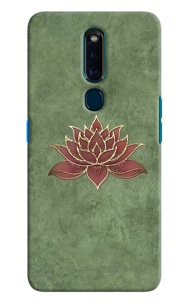 Lotus Grace Oppo F11 Pro Hard Case Back Cover by Casekaro