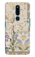White Lily Oppo F11 Pro Back Cover