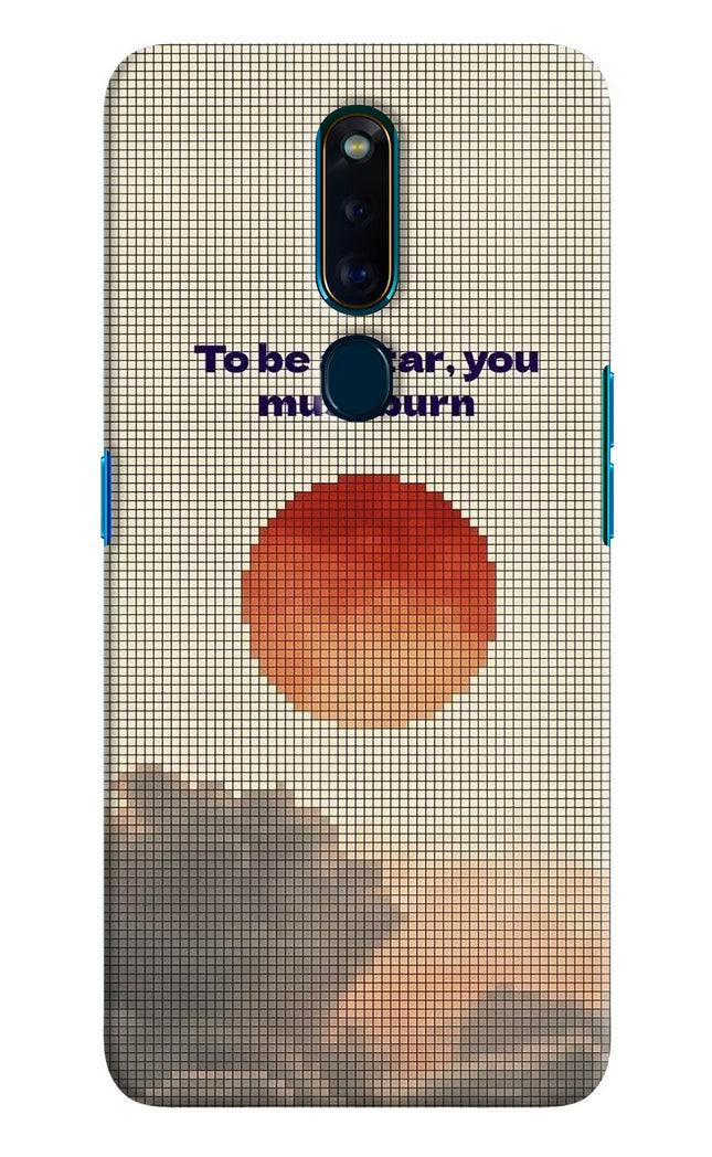 Pixel Sun Oppo F11 Pro Hard Case Back Cover by Casekaro