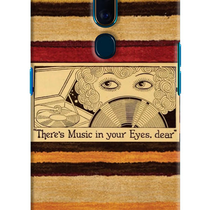 Vinyl Stripes Oppo F11 Pro Back Cover