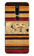 Vinyl Stripes Oppo F11 Pro Back Cover