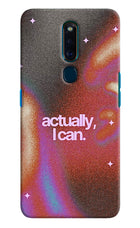 Pink Aura Oppo F11 Pro Back Cover