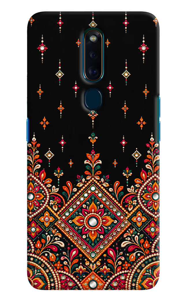 Noir Mehfil Oppo F11 Pro Hard Case Back Cover by Casekaro