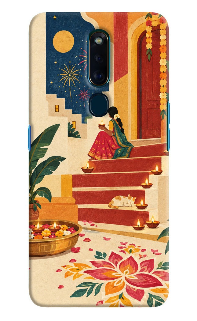 Diwali Rangoli Oppo F11 Pro Back Cover