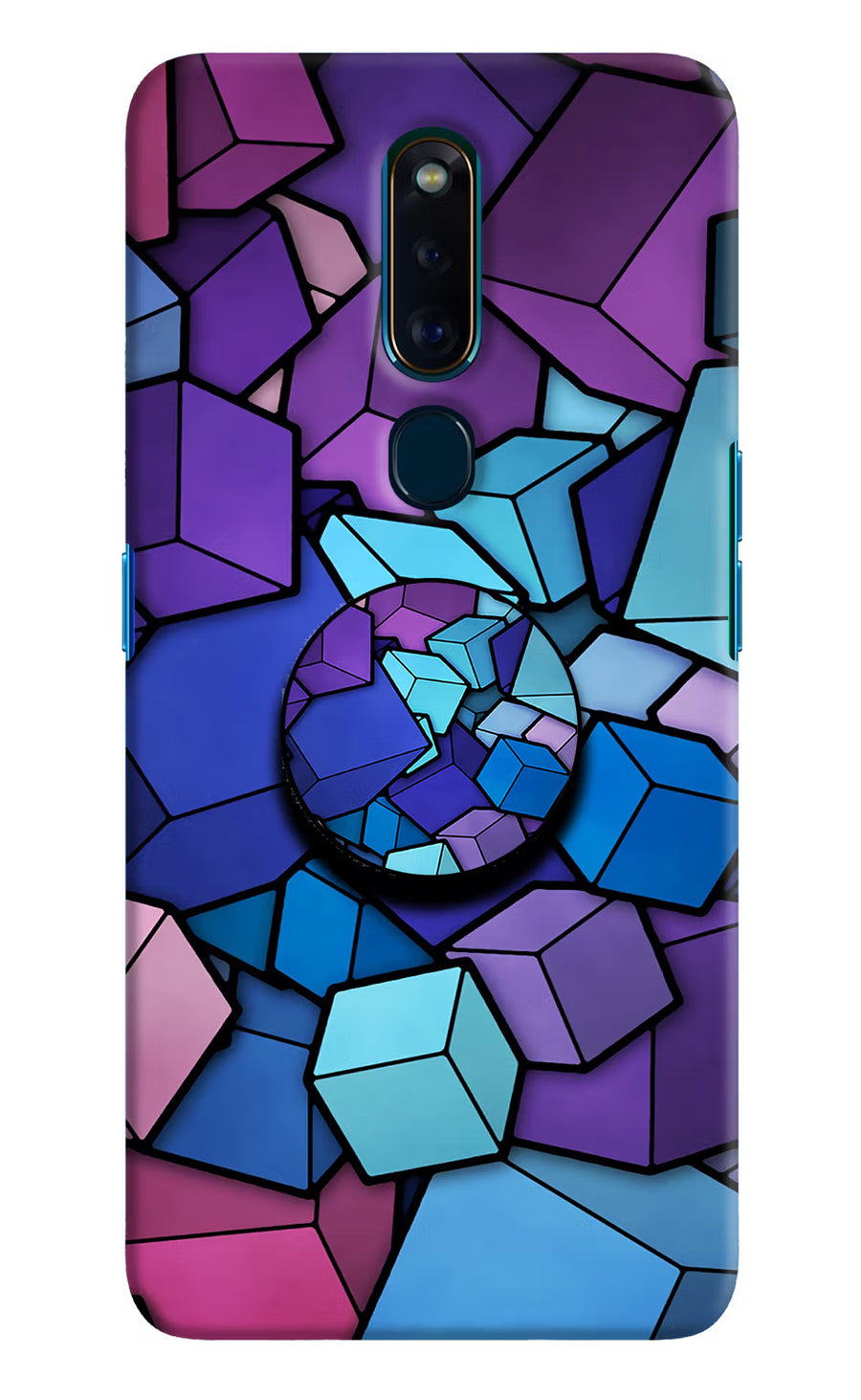 Cubic Abstract Oppo F11 Pro Pop Case, Hard case