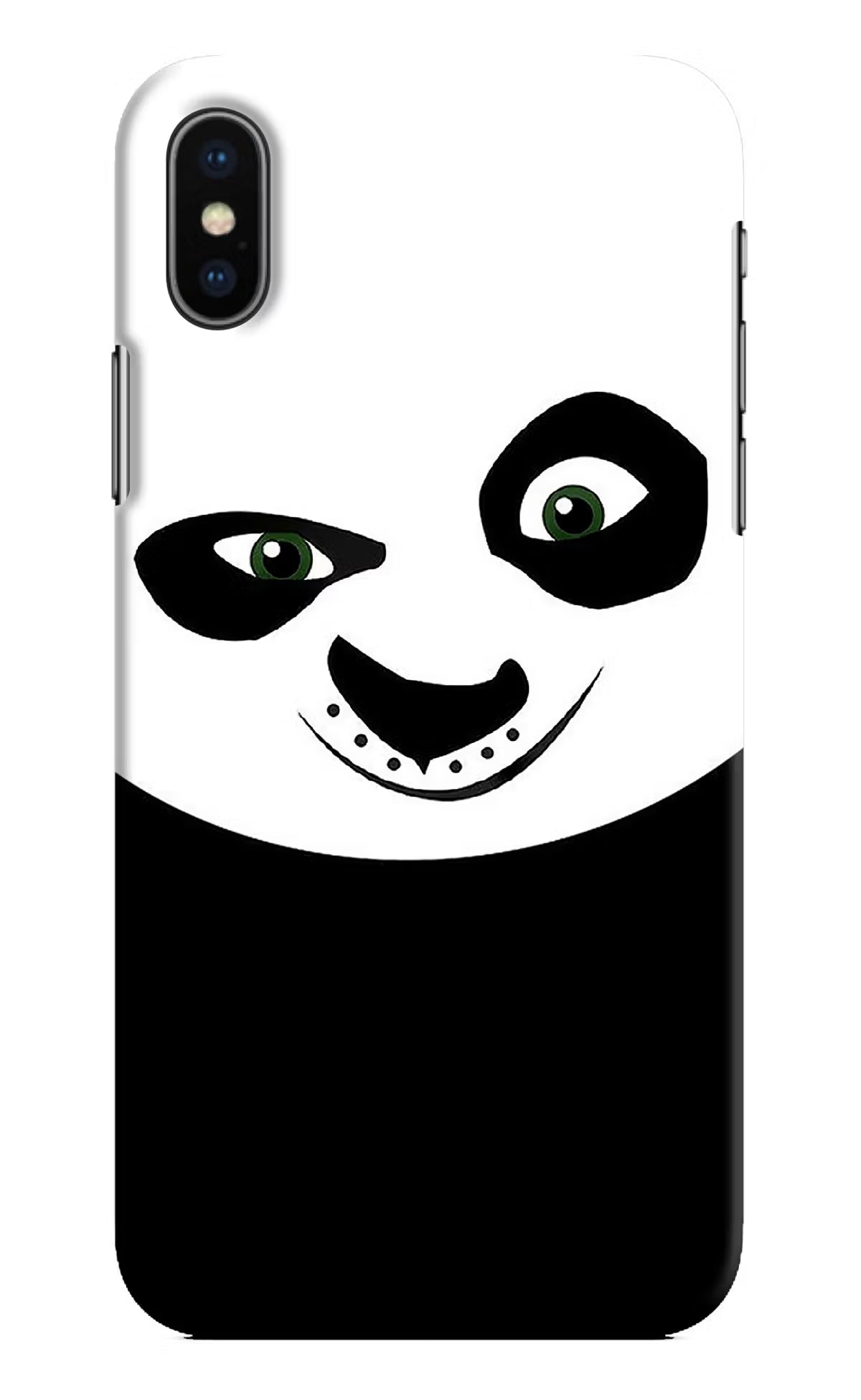 Panda iPhone XS Hard Case Back Cover by Casekaro
