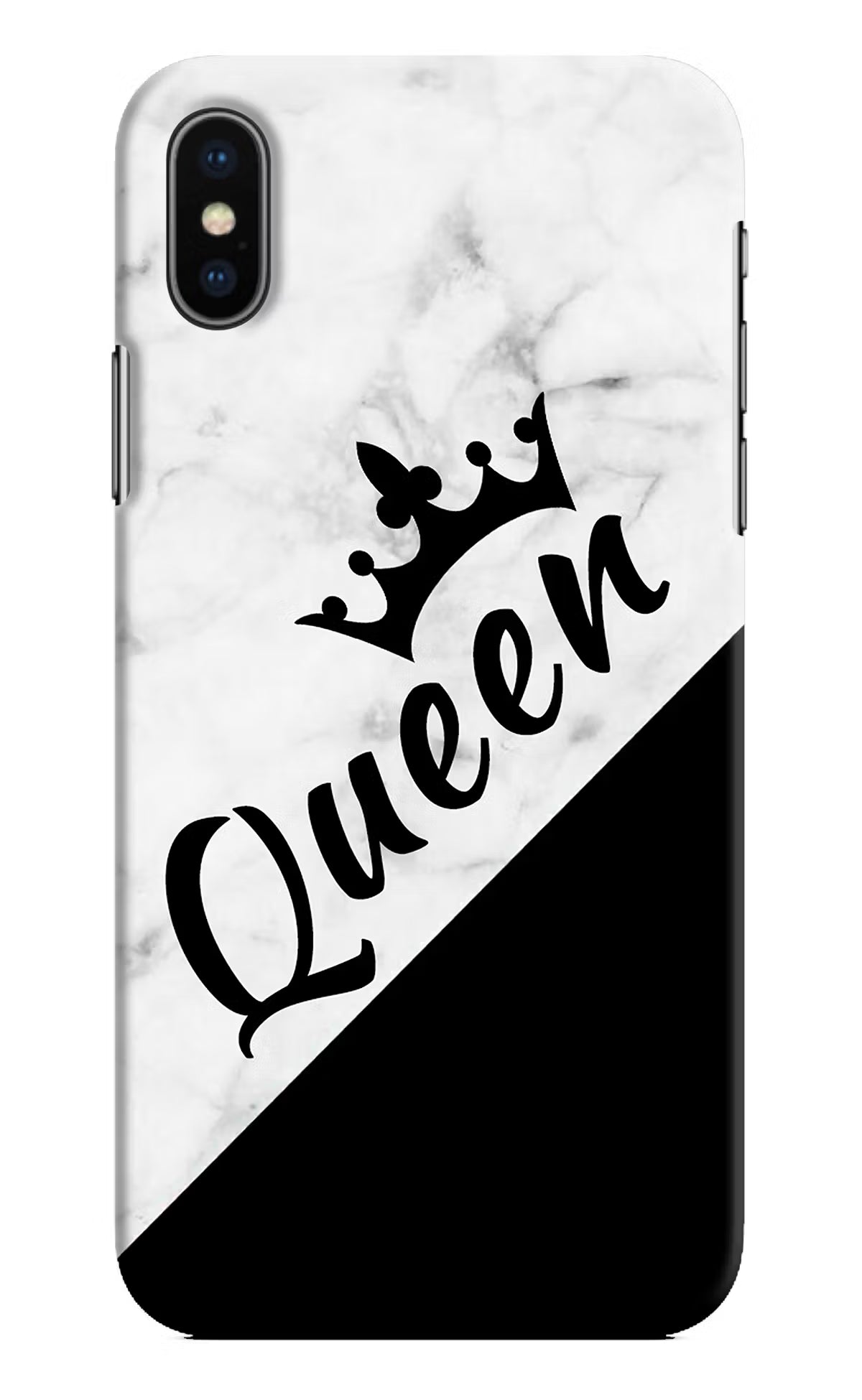 Queen iPhone XS Hard Case Back Cover by Casekaro