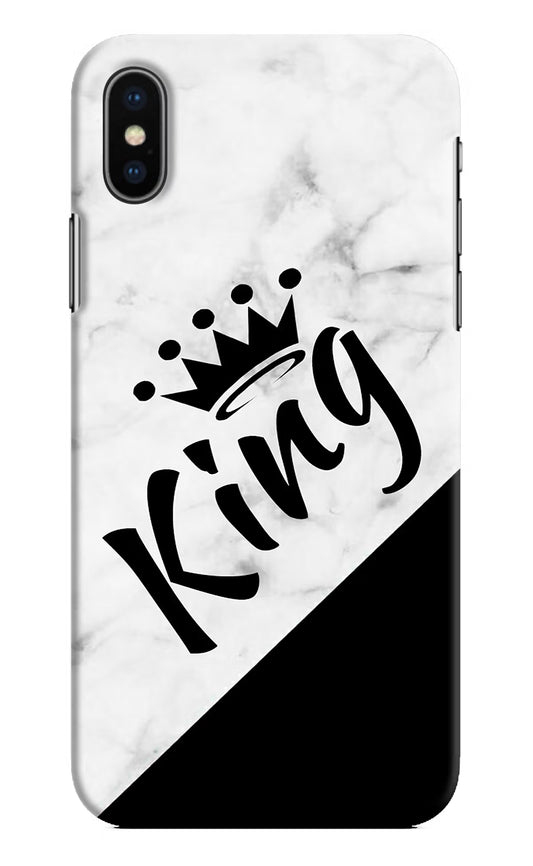 King iPhone XS Hard Case Back Cover by Casekaro