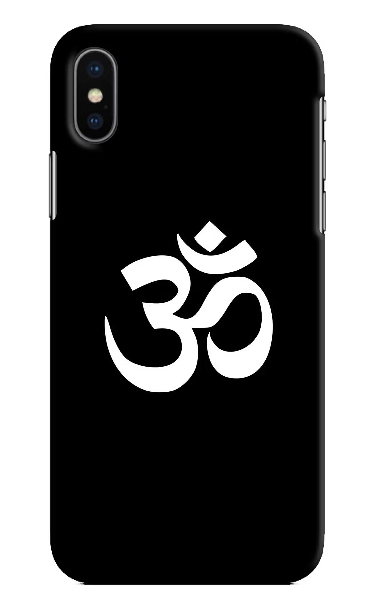 Om iPhone XS Hard Case Back Cover by Casekaro