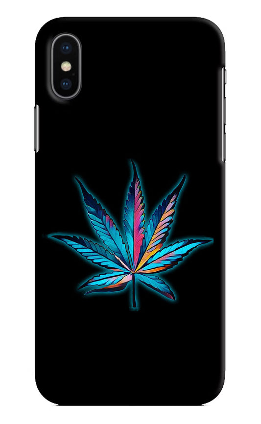 Weed iPhone XS Hard Case Back Cover by Casekaro